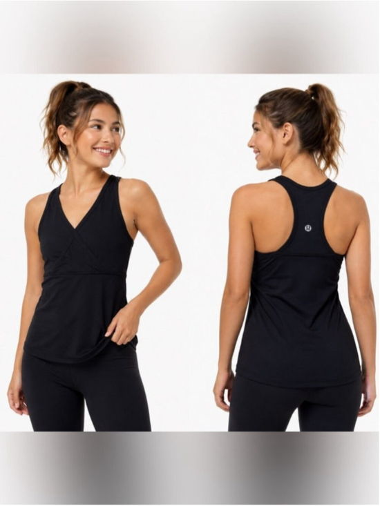 lululemon athletica Tops - Lululemon Push Ur Limits Tank Top Black - Size 2 - 529